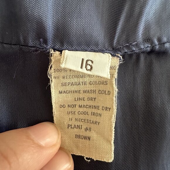 Givenchy Sport Single Breasted Blazer Suit Jacket Coat Women 16 VTG Navy Blue - Picture 8 of 9